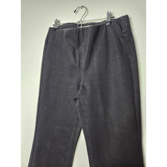 Soft Surroundings The Ultimate‎ Denim Bootcut Pull On Jeans Size Small Black - Picture 4 of 9